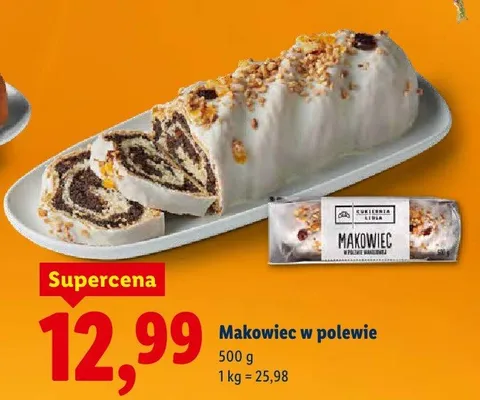 Makowiec w polewie promocja w Lidl