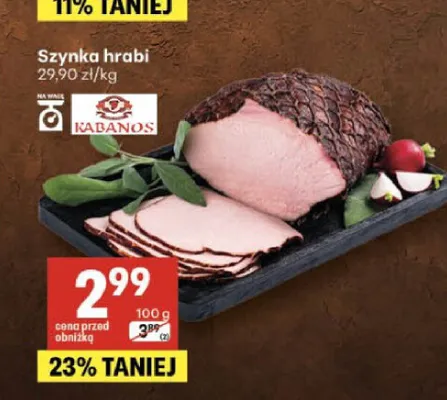 Szynka hrabi Kabanos promocja w Delikatesy Centrum