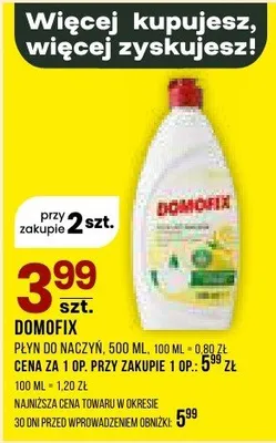 Płyn do naczyń promocja w Drogerie Natura