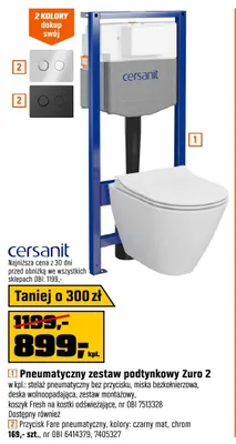 Pneumatyczny zestaw podtynkowy Zuro 2 promocja w OBI