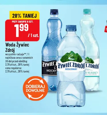 Woda Żywiec Zdrój promocja w POLOmarket