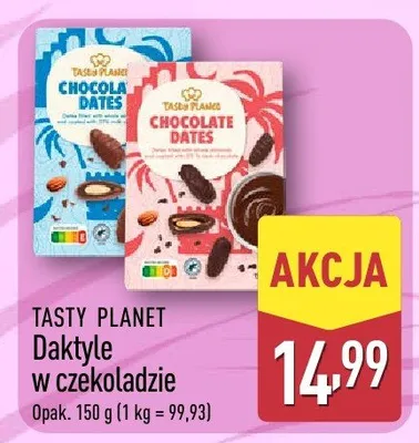 Daktyle w czekoladzie promocja w Aldi