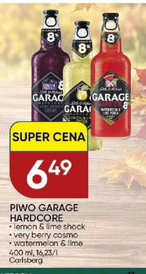 Piwo Garage Hardcore lemon & lime shock promocja w Chata Polska