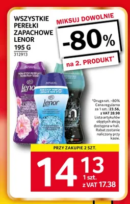 Perełki zapachowe Lenor promocja w Selgros