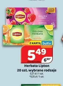 Herbata Lipton promocja w Delfin