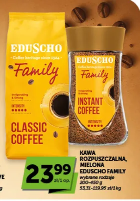 Kawa rozpuszczalna Eduscho Family promocja w Groszek
