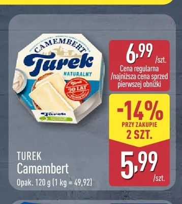 Ser Camembert Turek promocja w Aldi