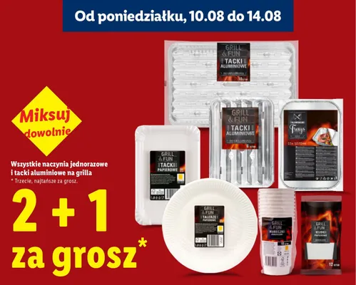 Kubki papierowe Grill & Fun 12 szt. promocja w Lidl