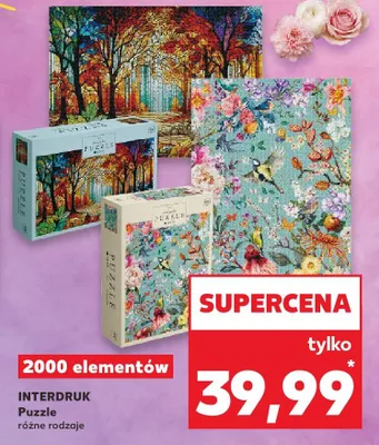 Puzzle różne rodzaje promocja w Kaufland