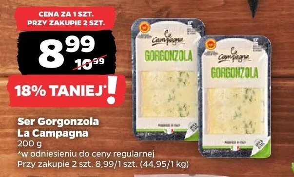 Ser Gorgonzola La Campagna promocja w Netto