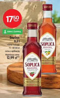 Wódka smakowa Soplica malinowa promocja w Żabka