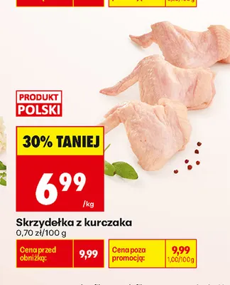 Skrzydełka z kurczaka promocja w Biedronka