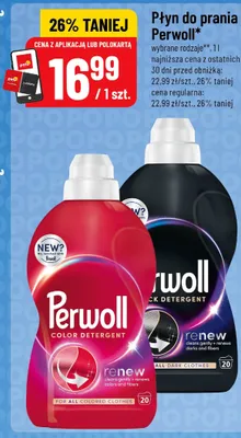 Płyn do prania Perwoll Renew Black promocja w POLOmarket