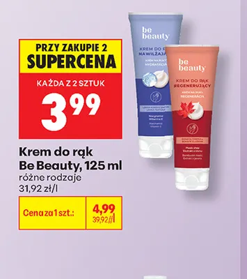 Krem do rąk nawilżający Be Beauty promocja w Biedronka