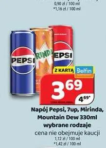 Napój Mirinda promocja w Delfin