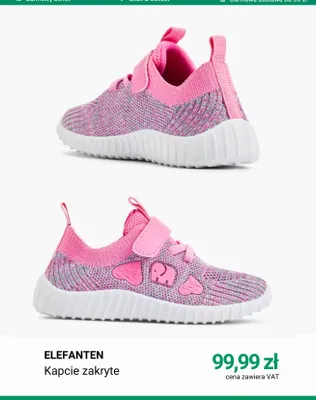Kapcie zakryte Elefanten promocja w BACK TO SCHOOL