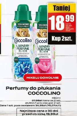 Perfumy do płukania Coccolino Laundry Perfume Elixir promocja w Supeco