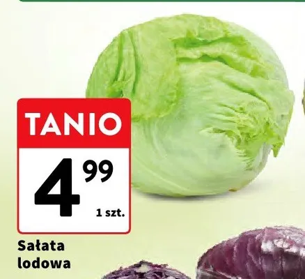 Sałata lodowa promocja w Intermarche