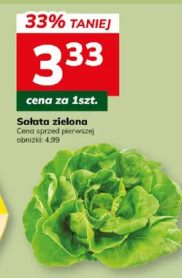 Sałata zielona promocja w Hitpol