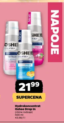 Hydrokoncentrat Oshee Drop In promocja w Netto