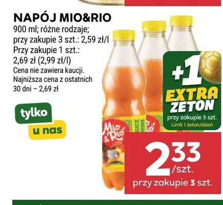 Napój Mio&Rio promocja w Stokrotka