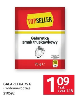 Galaretka 75 g promocja w Selgros