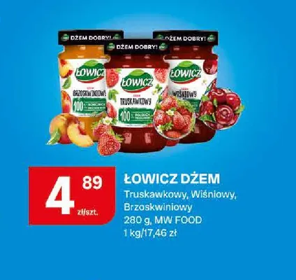 Dżem Łowicz wiśniowy promocja w Chorten