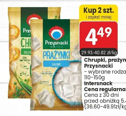 Prażynki Przysnacki promocja w Market Point