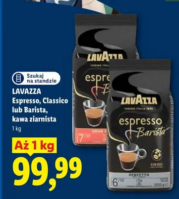 Kawa ziarnista Lavazza Classico promocja w Lidl