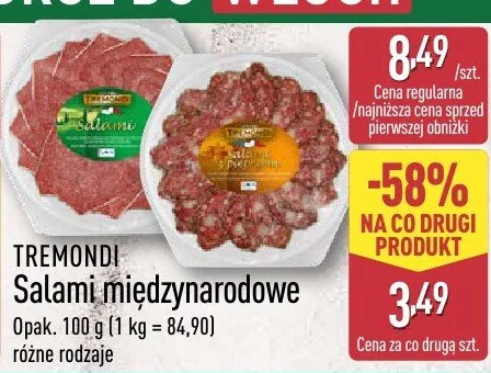 Salami międzynarodowe promocja w Aldi