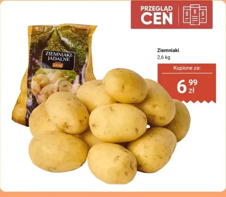 Ziemniaki 2,5kg promocja w Dino