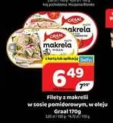 Filety z makreli w oleju Graal promocja w Delfin
