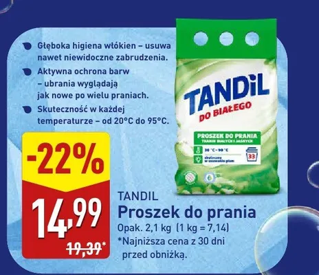 Proszek do prania promocja w Aldi