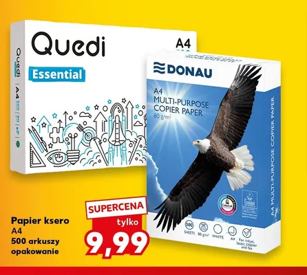 Papier ksero A4 500 arkuszy Donau promocja w Kaufland