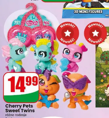Figurki Cherry Pets Sweet Twins promocja w Dino
