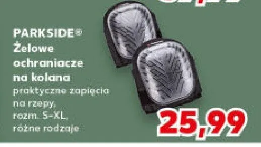 Żelowe ochraniacze na kolana praktyczne zapięcia na rzepy, rozm. S-XL, różne rodzaje promocja w Kaufland
