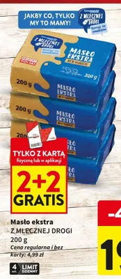 Masło ekstra z mlecznej drogi promocja w Intermarche