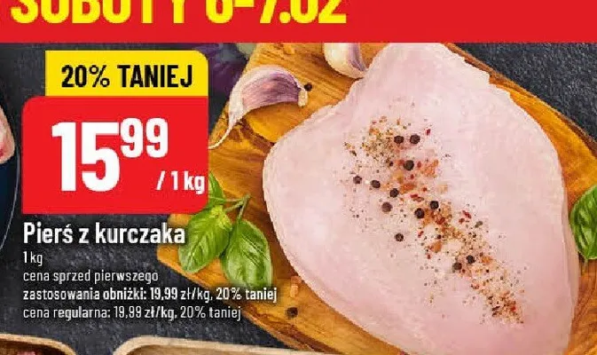 Pierś z kurczaka promocja w POLOmarket