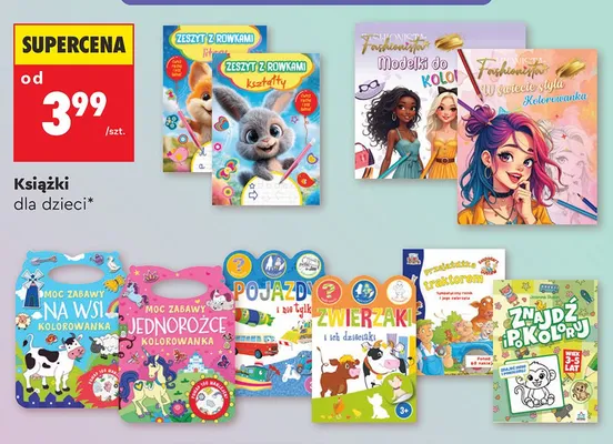 Książka dla dzieci promocja w Biedronka