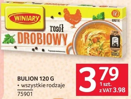 Bulion 120 g promocja w Selgros