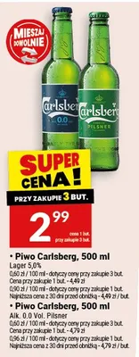 Piwo Carlsberg, 500 ml promocja w Twój Market