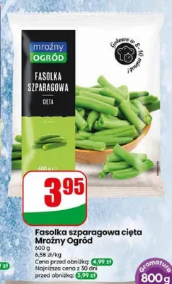 Fasolka szparagowa cięta Mroźny Ogród promocja w Dino
