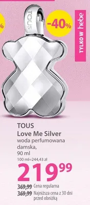 Love Me Silver woda perfumowana damska promocja w Hebe
