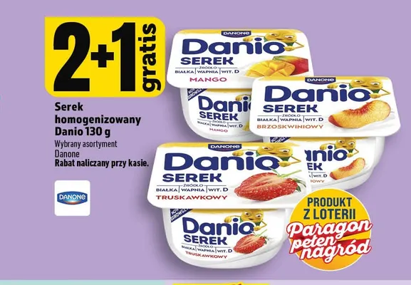 Serek homogenizowany Danio brzoskwiniowy promocja w TOPAZ