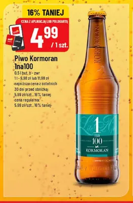 Piwo Kormoran 1na100 promocja w POLOmarket