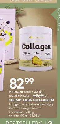 Kolagen w proszku wspierający zdrowie skóry, włosów i paznokci Olimp Labs Collagen promocja w Super-Pharm