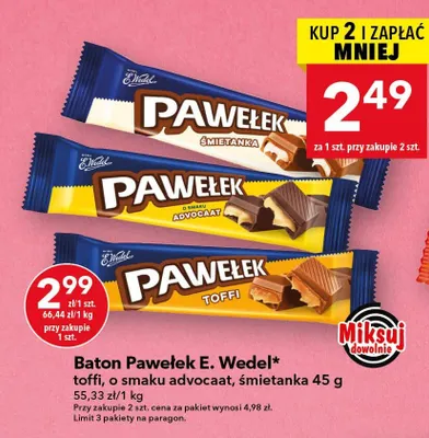 Baton śmietanka promocja w LEWIATAN