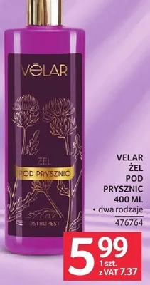 Żel pod prysznic VELAR 400 ML promocja w Selgros
