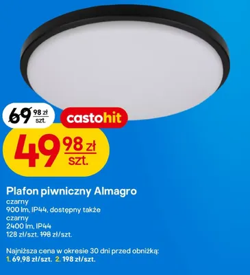 Plafon piwniczny Almagro 900lm promocja w Castorama