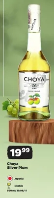 Wino białe Choya Silver Plum promocja w Netto